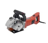 Fraise à rainurer 4800 W 6200 tr/min avec 5 lames de scie | Tuyau de 5 m - Jusqu'à 41 mm de profondeur - Moteur en cuivre pur - Sans poussière via pompe à eau - Pour béton/brique/marbre