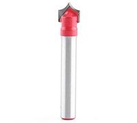 Fraise à Rainurer en V, Outil de Découpe en Alliage pour Travail du Bois, 6mm Diamètre de Tige, 8mm Diamètre de Lame