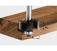 Fraise à rainurer HW avec queue de 8mm FESTOOL HW S8 D31,7/NL 12,7 - 491022