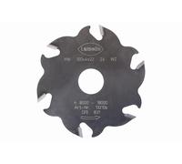 Fraise à rainurer LAMELLO pour Classic X HW (carbure), Ø100×4×Ø22 mm, Z6 dents alternées - 132106