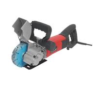 Fraise à rainurer murale 2700 W avec positionnement laser - Profondeur de coupe réglable - Pompe à eau pour installation électrique - Maçonnerie