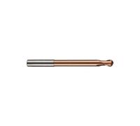 Fraise à rayon S533, diamètre 12 mm, longueur utile 85 mm, carbure TiSiN, 2 dents