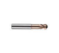 Fraise à rayon S534, diamètre 14 mm, longueur utile 44 mm, carbure TiSiN, 4 dents