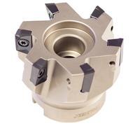 Fraise à surfacer 90 dégres diamètre 63 mm alésage 22 mm avec 5 plaquettes APKT1604 MW-Tech VF90-6322-NI