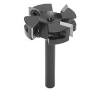 Fraise à surfacer CNC Spoilboard, queue de 8mm, diamètre de coupe de 40mm, fraise en carbure pour aplanir les dalles, fraise à raboter pour aplanir les dalles de bois, feuillure