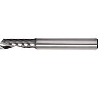 Fraise à une dent, type W, longueur nominale 10 mm, carbure monobloc (VHM) 25, DIN 6535 HA, nombre de dents : 1