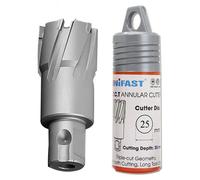 Fraise-anneau M2 en acier à haute vitesse (HSS) de 24 mm, pour découpe de trous lourds dans les métaux