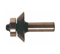 Fraise carbure 2 coupe chanfrein guide à bille Queue 8mm Angle 45° D45 LEMAN