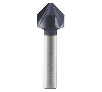 Fraise Conique à Ebavurer HM Carbure Monobloc ALUNIT DIN 335 C Déphasée - 90° D. 6.3 x Lt. 45 x Lu. x Q. 5 mm x Z3 - Diamwood