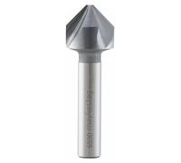 Fraise Conique à Ebavurer HM Monobloc DIN 335 C Déphasée - Aciers, Inox 90° D. 10.4 x Lt. 50 x Lu. x Q. 6 mm x Z3 - Diamwood