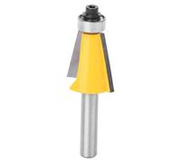 Fraise de défonceuse à chanfrein pour le travail du bois, avec un collet de 8 mm, pour réaliser des chanfreins