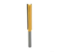Fraise de défonceuse droite extra longue en carbure C2 | queue de 1/4 pouce, diamètre de 3/8 pouce, pour le travail du pour bois, pour la menuiserie et pour la fabrication de