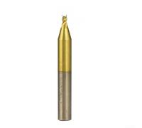 Fraise de Fraiseuse Verticale pour Découpe de Clés | Queue de 6mm, Outil de en Métal Haute Dureté pour Usinage du Plastique, PCB et Métal, Diamètres 1.0-5.0mm,