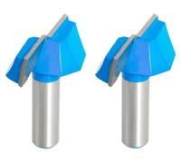 Fraise de nettoyage de sol, 1-3/4", arbre de 1/2", carbure, lot de 2