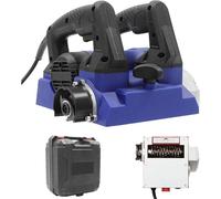 Fraise de rénovation, 1300W, 3000 tr/min, ponceuse, fraise à plâtre, fraise murale, fraise pour béton, ponceuse murale, ponceuse pour béton, ponceuse à rouleaux, machine de fraisage, avec mallette à o
