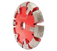 Fraise diamant pour découpe, segment en V extrêmement tranchant, idéale pour les coulis très durs, les sols en béton très résistants et les travaux de démolition. Largeur du segment : 16 mm, hauteur d