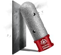 Fraise Diamantée 20mm pour Agrandir Meuler et Façonner les Trous Existants dans Carrelage Porcelaine Céramique Marbre Granit Maçonnerie Pierre Comptoirs Fraise Diamantée à Doigt （M14 Filetage）