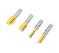 Fraise Droite 8mm Carbure pour Bois Dur Nettoyage Fond | Carbure cimenté, pour bois dur, fond plat parfait, queue 8mm, anti-éclats(8x10mm)