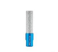 Fraise droite brasée pour sous pour vide pour pierre dure Fraise(12mm) | Rainures précises, marbre, pour carrelage, pour granite, filetage pour m10 sécurisé, nette