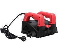 Fraise électrique murale - Rabot mural 1200 W - Largeur de coupe de 16 cm - Profondeur réglable de 1 à 4 mm - 1000 à 4000 tr/min - 26 lames - Noir