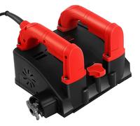 Fraise électrique murale - Rabot mural manuel - 1200 W - Largeur de fraise : 16 cm - Profondeur de fraise : 1–4 mm - 3000 tr/min - 220 V - Noir/Rouge