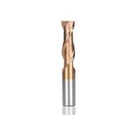 Fraise en carbure à 2 cannelures, coupe en acier au tungstène avec revêtement TiCN HRC55 for acier allié, 1 pièce(D3.5x4x9x50l)