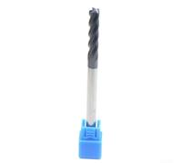 Fraise en carbure HRC50 de 1 5 mm à 4 cannelures, tige extra longue de 100 mm, bords tranchants pour fentes propres, corps rigide, fraise en bout pour CNC, moules et aluminium