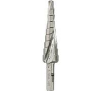 Fraise étagée à goujure hélicoïdale HSS 4 à 12mm - HANGER - 153412 Noir G