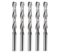 Fraise hélicoïdale en métal dur, double tranchant, pour routeur CNC, dimensions 6 x 42 mm