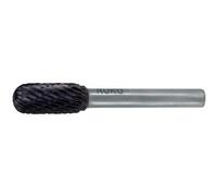 Fraise lime carbure TICN cylindrique bout rond - diamètre 6 mm - 116020TC RUKO