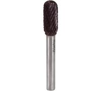 Fraise lime en carbure à bout rond - revêtement TiCN - diamètre 10 mm RUKO