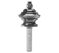 Fraise multi-lames en carbure de tungstène, avec une tige de 8 mm, un diamètre de 31,8 mm et un roulement à billes