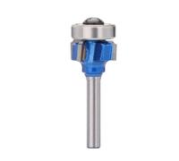 Fraise pour chanfreiner les bords, Chanfrein fraise coin arrondi routeur peu 6mm tige enduit carbure travail du bois R0.1-3mm(1mm)