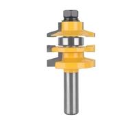 Fraise pour chanfreiner les bords, Fraise à chanfrein, mèche de routeur 12-12.7mm x 41mm en carbure for le travail du bois(12.7mmx41mm)