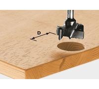 Fraise pour ferrures HW avec queue de 8mm FESTOOL HW S8 D30 - 491075