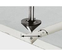 Fraise pour plaques de plâtre HW avec queue de 8mm FESTOOL HW S8 D32/90° - 491001