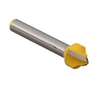 Fraise pour v 6mm Carbure 108° pour bois MDF PVC Fraise pour(A) | pour bois et MDF, Carbure Durables, pour idéal 108°, Queue 6mm, Finition Lisse