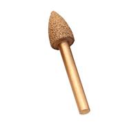 Fraise Rotative Diamantée 12mm pour Sculpture et Meulage Lapidaire Précis | Alliage Brasé, Finition Dorée, Adaptée aux Carreaux Céramiques et Pierres Précieuses, pour Bijoutiers et Métalliers