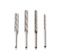 Fraise rotative en acier à grande vitesse, lime rotative 3/4/5/6MM pour accessoires Dremel, fraise de fraisage, foret de gravure 2 pièces 6 mm