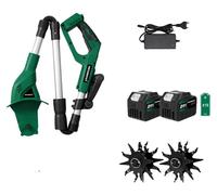 Fraise rotative pour le sol, fonctionnement électrique, conception ergonomique, batterie 2 x 4,5 Ah