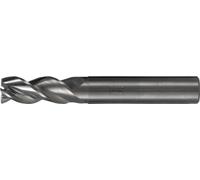 Fraise VHM PFERD TOOLS Ø20 mm, 3 tranchants, 2xDC, chanfrein 0,35 mm 45°, non revêtue, queue HA