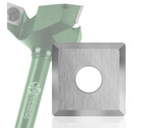 Fraiser Plaquettes carbure réversibles pour fraise à surfacer type Tornado - lot de 10 pièces (Carbure arrondi, 12x12 mm)