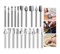 Fraises à Défoncer HSS 3mm - 20 pcs pour Dremel Bois & Multifonction