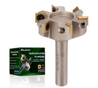 Fraises à lamelles de 12 mm, avec collet de 50,8 mm, 6 tranchants, plaquettes de coupe réversibles