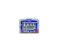 fraises à noyer x4 HSS à 90° TIVOLY hexa 8,3 à 16,5 mm + 1 porte embout Coffret de 4 Pièces