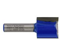 Tivoly XT60642067842 Fraises de défonceuse à rainer droit | 2 tranchants rectifiés au diamant Ø 20mm