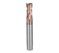 Fraises en bout de carbure CNC à tige HRC50 55 65 8mm 10mm, 2 3 4 cannelures, Machine en tungstène, outils de fraisage, siège de n métal, mèche de routeur(D1.5xd4x50,HRC55 2Fluts)