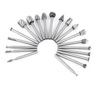 Fraises Rotatives, 20pcs Acier Au Tungstène Fraisage Hss Fraise Bois Outil De Routage Du Bois Avec 1/8 '' 3mm Tige Pour Accessoires Outil Rotatif Pour Bricolage Menuiserie, Gravure, Perçage
