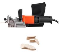 Fraiseuse à batterie SucceBuy, 5,9 A, avec foret de positionnement à 45 degrés et lame de coupe en carbure, spécialement conçue pour le travail du bois.