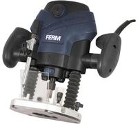 Fraiseuse à colonne - Fraiseuse - 1300W - Lampe de travail LED - Poignée ergonomique - Avec adaptateur pour aspiration - Inclus : guide parallèle et jeu de fraises à rainure en 6 pièces